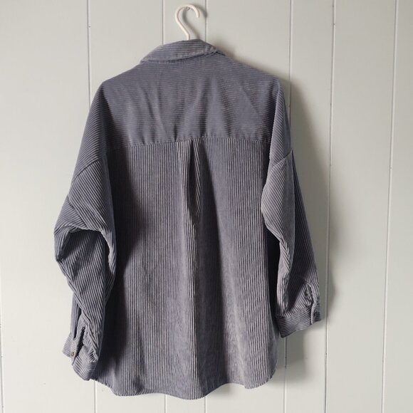 Streetwear Society Oversized Corduroy Shacket / Button Up (XL) - Picture 2 of 7